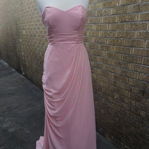 Size 8 pink strapless alfred angelo